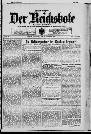 Der Reichsbote vom 02.12.1917