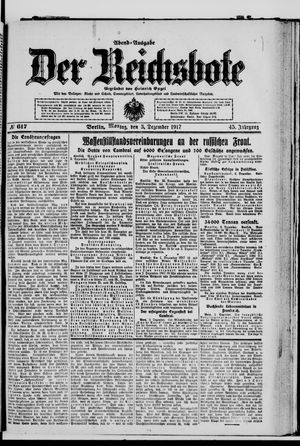 Der Reichsbote on Dec 3, 1917