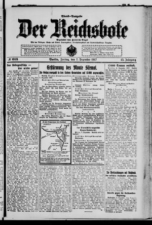Der Reichsbote vom 07.12.1917
