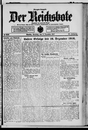 Der Reichsbote vom 09.12.1917