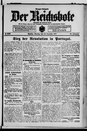 Der Reichsbote vom 10.12.1917