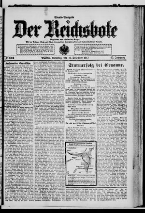 Der Reichsbote vom 11.12.1917