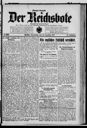 Der Reichsbote vom 13.12.1917