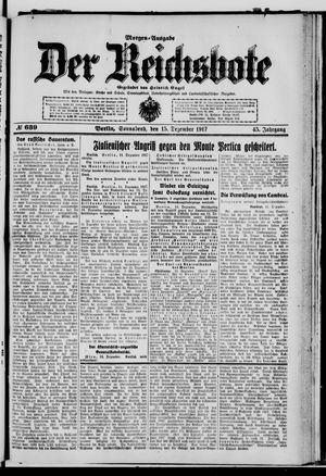 Der Reichsbote vom 15.12.1917