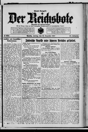 Der Reichsbote vom 21.12.1917