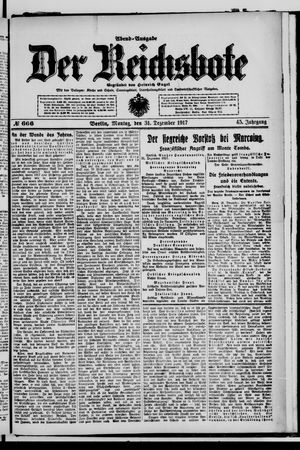 Der Reichsbote vom 31.12.1917