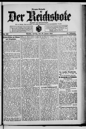 Der Reichsbote vom 18.01.1918