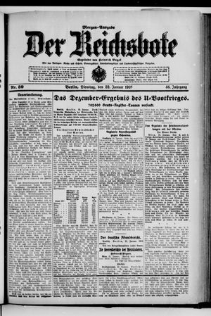 Der Reichsbote vom 22.01.1918