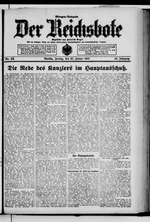 Der Reichsbote on Jan 25, 1918