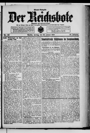 Der Reichsbote on Jan 25, 1918