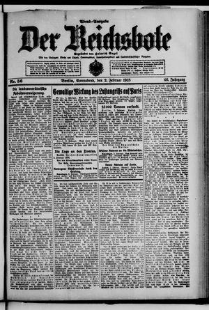 Der Reichsbote on Feb 2, 1918