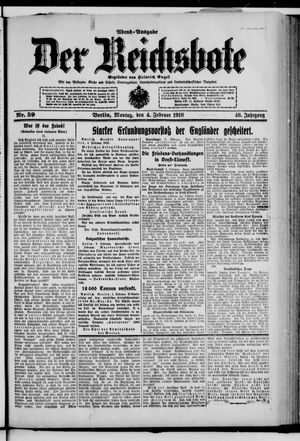 Der Reichsbote on Feb 4, 1918