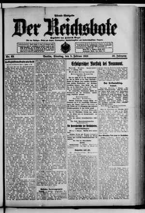 Der Reichsbote vom 05.02.1918