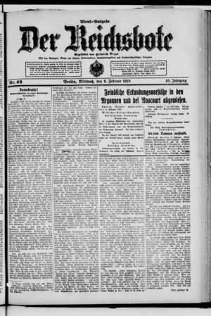 Der Reichsbote vom 06.02.1918