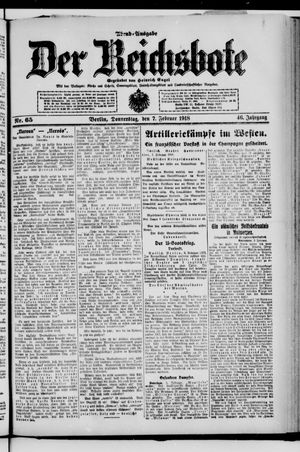 Der Reichsbote on Feb 7, 1918