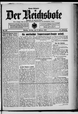 Der Reichsbote vom 08.02.1918