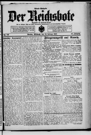 Der Reichsbote on Feb 13, 1918