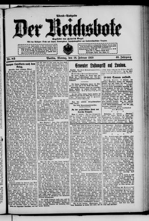 Der Reichsbote vom 18.02.1918