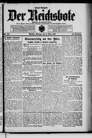 Der Reichsbote on Mar 4, 1918