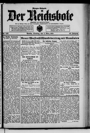 Der Reichsbote vom 05.03.1918
