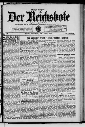 Der Reichsbote on Mar 7, 1918
