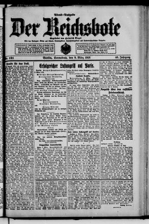 Der Reichsbote on Mar 9, 1918
