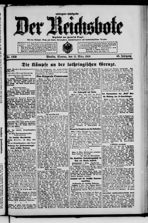 Der Reichsbote vom 11.03.1918