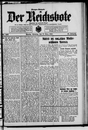 Der Reichsbote vom 17.03.1918