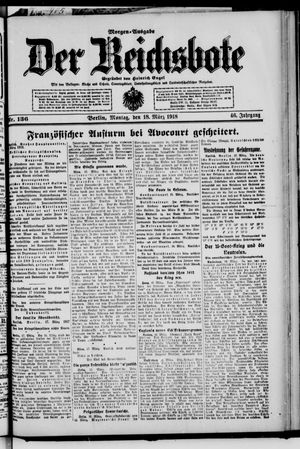 Der Reichsbote vom 18.03.1918
