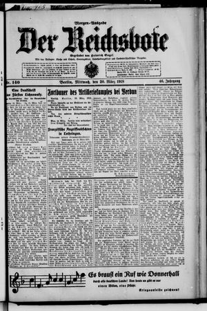 Der Reichsbote on Mar 20, 1918