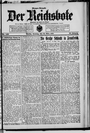 Der Reichsbote on Mar 24, 1918
