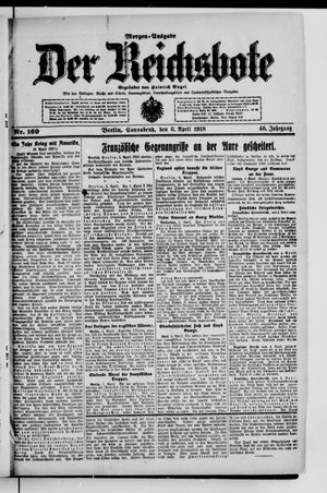 Der Reichsbote vom 06.04.1918