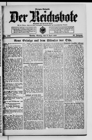 Der Reichsbote vom 08.04.1918