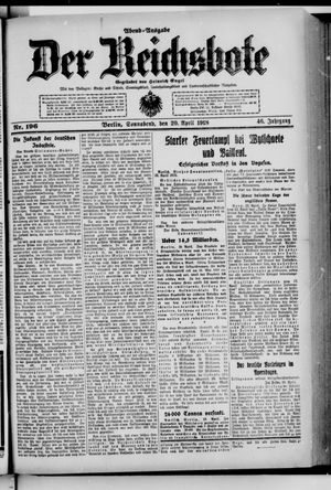 Der Reichsbote on Apr 20, 1918