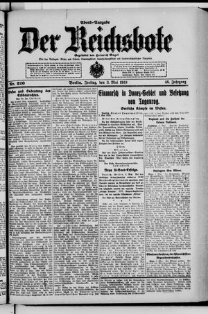 Der Reichsbote on May 3, 1918