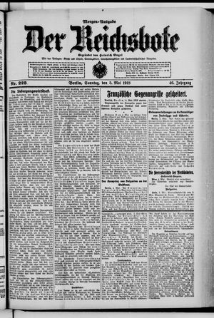 Der Reichsbote on May 5, 1918