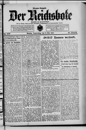 Der Reichsbote vom 09.05.1918