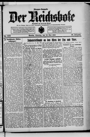 Der Reichsbote on May 12, 1918
