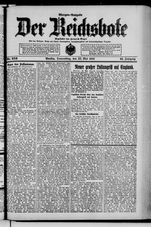Der Reichsbote vom 23.05.1918
