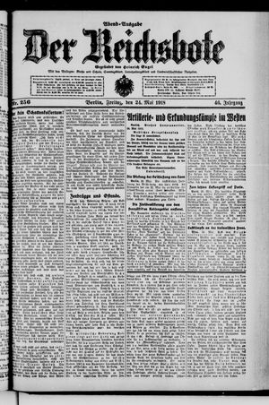 Der Reichsbote on May 24, 1918