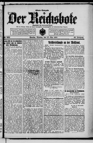 Der Reichsbote vom 27.05.1918