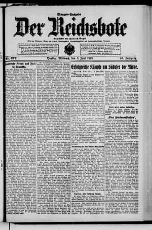 Der Reichsbote vom 05.06.1918
