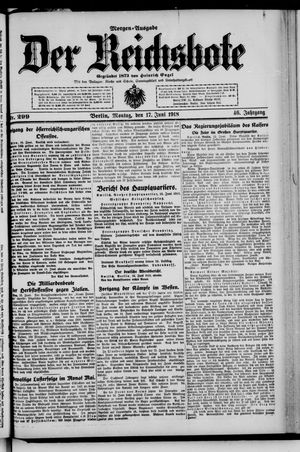 Der Reichsbote vom 17.06.1918