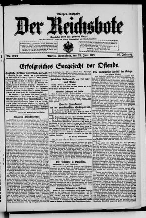 Der Reichsbote vom 29.06.1918