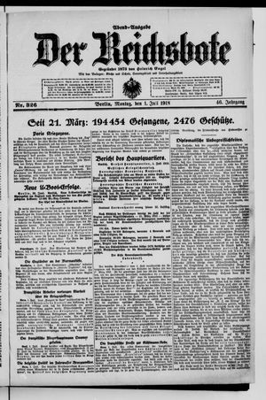 Der Reichsbote vom 02.07.1918