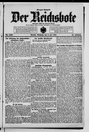 Der Reichsbote vom 03.07.1918