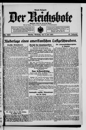 Der Reichsbote vom 03.07.1918