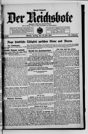 Der Reichsbote vom 12.07.1918