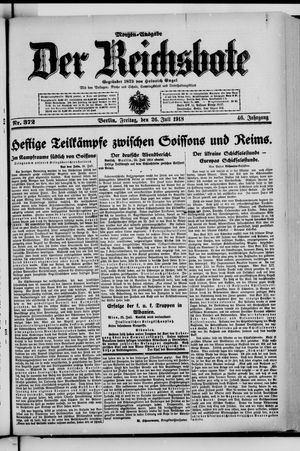 Der Reichsbote vom 26.07.1918