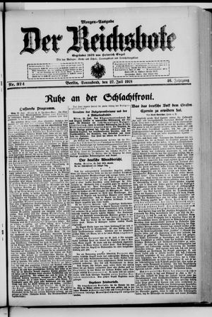 Der Reichsbote vom 27.07.1918